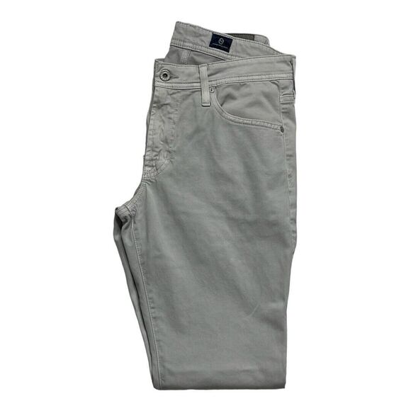 AG Adriano Goldschmied Pants Mens Grey The Graduate Tailored Fit 31x30.5 - Picture 1 of 6